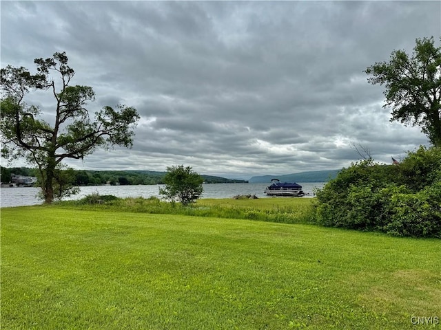 2600 Abend Pt, Marcellus, NY 13110 - view of grassy yard featuring a water view