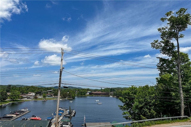 142 S Shore Rd, Webb, NY 13420 - water view with a dock