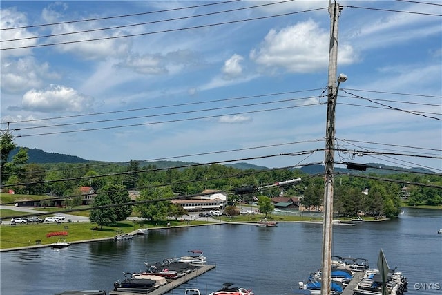 142 S Shore Rd, Webb, NY 13420 - water view featuring mountains