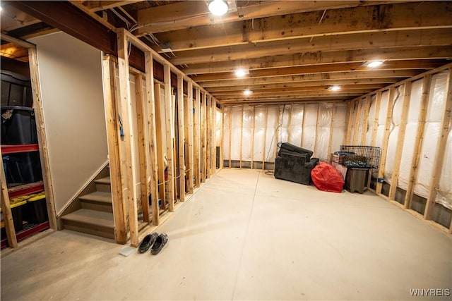 510 Limestone Ct, Grand Island, NY 14072 - unfinished below grade area featuring stairs