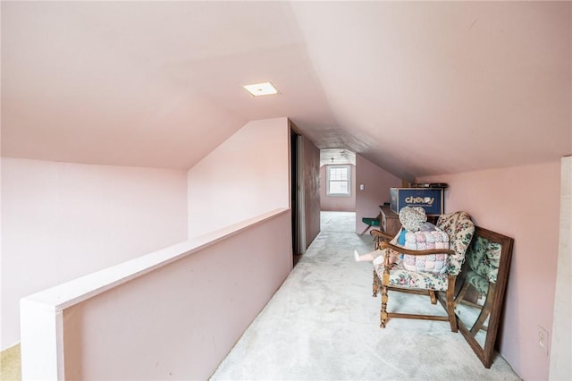 309 Brandon Rd, Irondequoit, NY 14622 - hall featuring vaulted ceiling and carpet floors