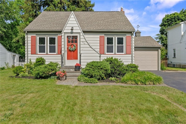 316 Walzer Rd, Irondequoit, NY 14622 - view of front of home with a shingled roof, driveway, and a front lawn