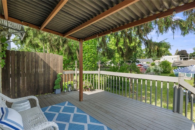 316 Walzer Rd, Irondequoit, NY 14622 - view of wooden deck