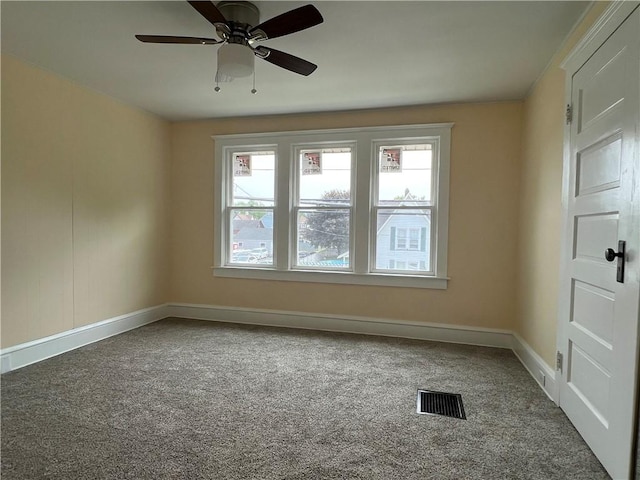 534 Mount Zoar St, Elmira-City, NY 14904 - carpeted empty room with healthy amount of natural light and a ceiling fan