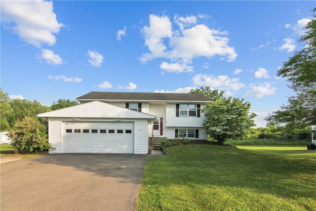 9 Jacob Dr, Erwin, NY 14870 - bi-level home featuring a front lawn, driveway, and an outbuilding