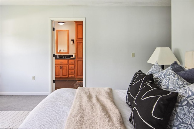 9 Jacob Dr, Erwin, NY 14870 - bedroom with dark colored carpet and ensuite bathroom