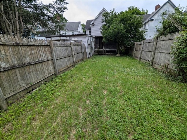 354 Euclid Ave, Elmira City, NY 14905 - view of fenced backyard