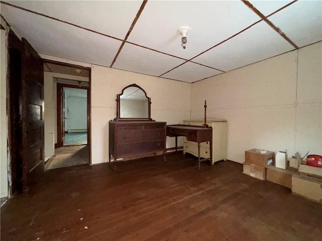 100 Brickwork Rd, Hamlin, PA 16735 - basement with wood finished floors