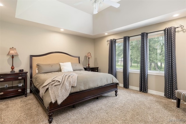 2371 Bullis Rd, Elma, NY 14059 - carpeted bedroom featuring recessed lighting and a ceiling fan