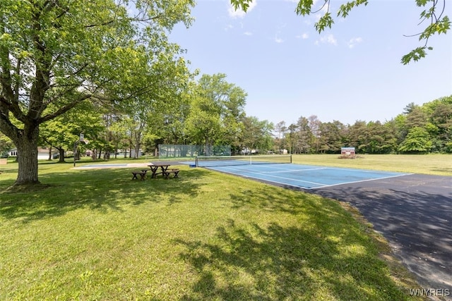 2371 Bullis Rd, Elma, NY 14059 - surrounding community with a tennis court and a yard