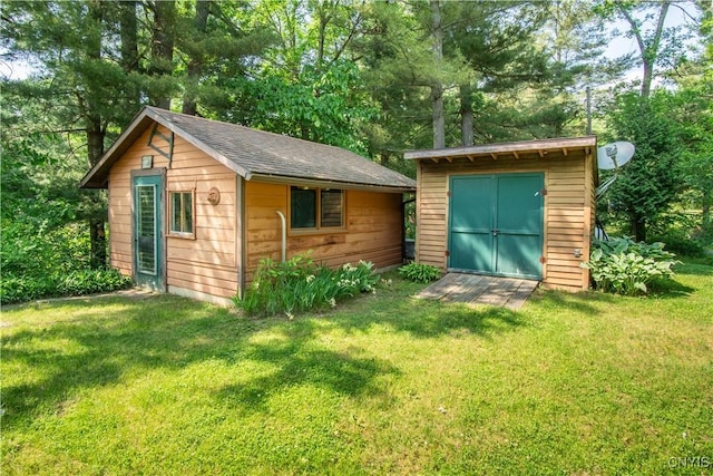 29591 Coon Bridge Rd, Theresa, NY 13691 - view of shed featuring view of wooded area