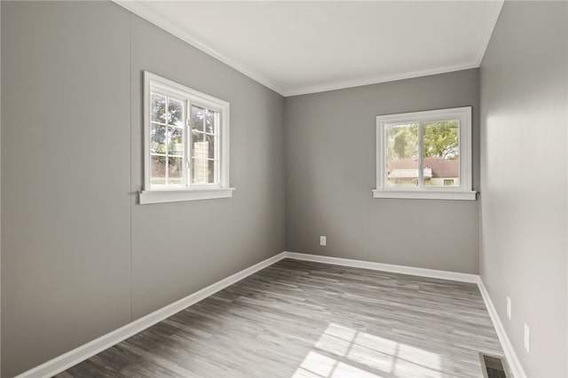 213 Auburn Ave, Gates, NY 14606 - unfurnished room with crown molding and wood finished floors