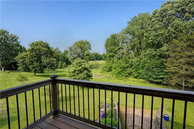 1544 Paddy Ln, Macedon, NY 14502 - wooden terrace featuring a lawn