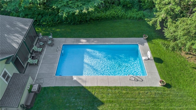 960 Landing Rd N, Brighton, NY 14625 - swimming pool with a lawn and a patio