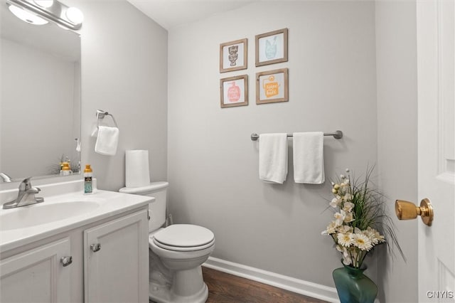 101 Post Lamp Cir, Cicero, NY 13212 - half bath featuring vanity and wood finished floors