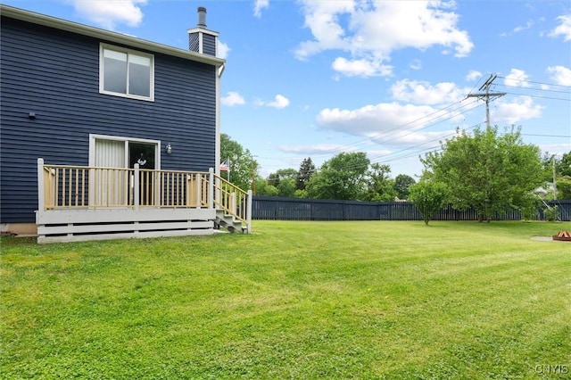 101 Post Lamp Cir, Cicero, NY 13212 - view of yard featuring a deck