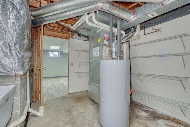 731 Brookeville Dr, Webster, NY 14580 - utilities with gas water heater