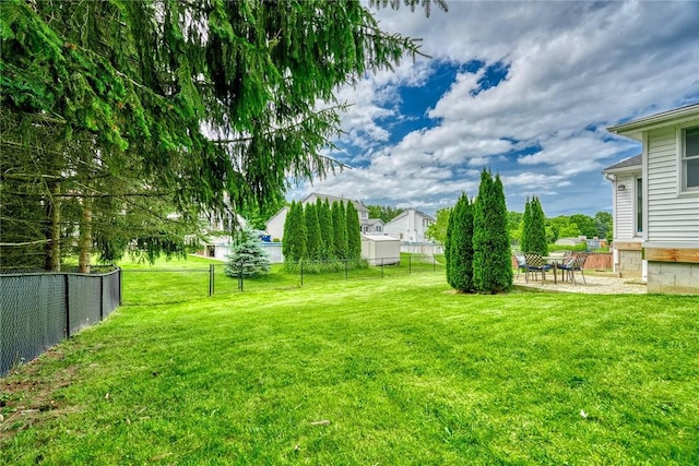 731 Brookeville Dr, Webster, NY 14580 - fenced backyard featuring a patio area