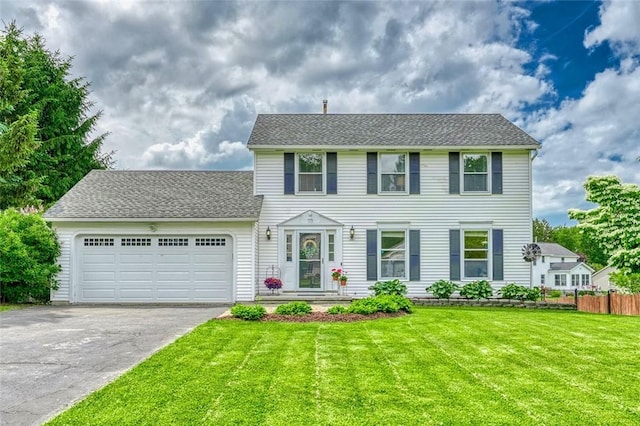 731 Brookeville Dr, Webster, NY 14580 - colonial home featuring a garage and driveway