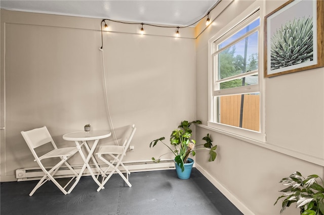 144 Montclair Dr, Irondequoit, NY 14617 - unfurnished dining area featuring baseboards