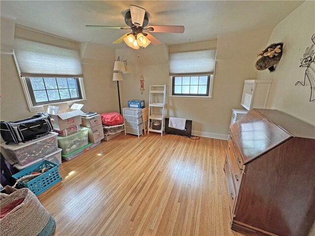 283 Bonnie Brae Ave, Brighton, NY 14618 - bedroom with wood finished floors and a ceiling fan