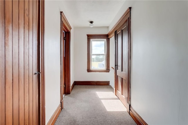 4618 Oak Orchard Rd, Barre, NY 14411 - corridor featuring light colored carpet and baseboards