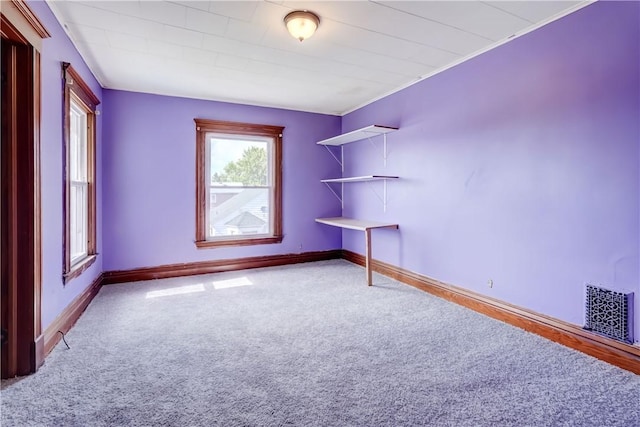 4618 Oak Orchard Rd, Barre, NY 14411 - carpeted empty room with ornamental molding