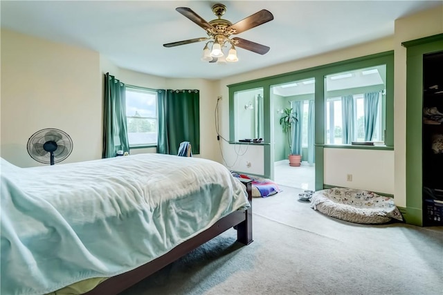 4618 Oak Orchard Rd, Barre, NY 14411 - carpeted bedroom with a ceiling fan