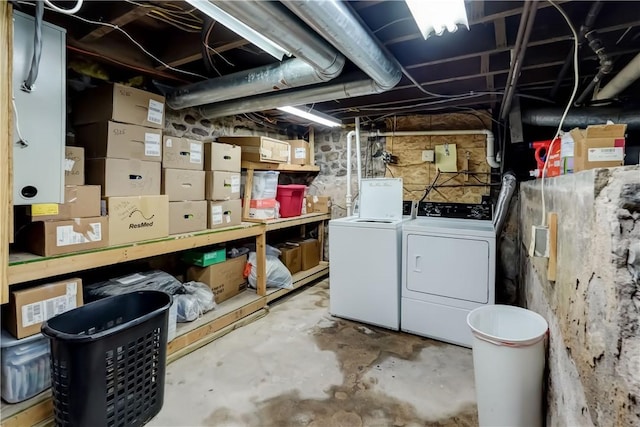 4618 Oak Orchard Rd, Barre, NY 14411 - unfinished basement with separate washer and dryer