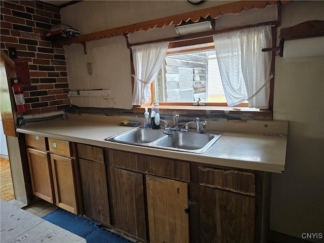 124 Seneca Ave, Sullivan, NY 13032 - kitchen with a sink and light countertops