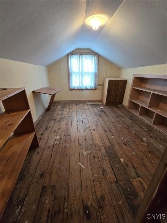 124 Seneca Ave, Sullivan, NY 13032 - additional living space featuring hardwood / wood-style floors and lofted ceiling