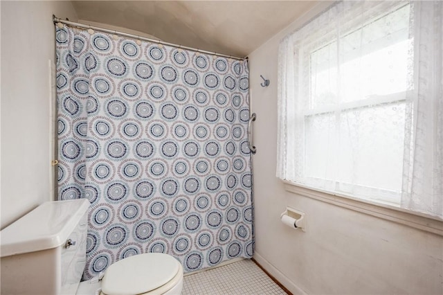 170 Kings S, Irondequoit, NY 14617 - bathroom with a shower with shower curtain and tile patterned floors