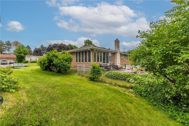 170 Kings S, Irondequoit, NY 14617 - view of yard featuring a sunroom