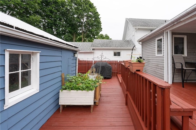 11 Fulton St, North Dansville, NY 14437 - deck with grilling area