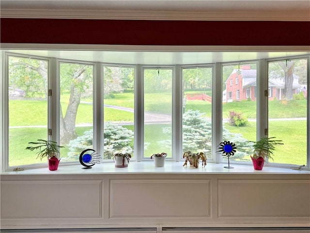 3 Suncrest Ter, Oneonta-City, NY 13820 - detailed view of crown molding