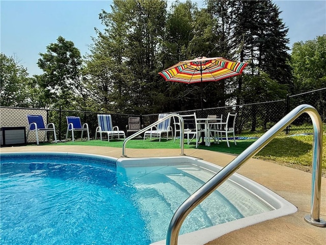 3 Suncrest Ter, Oneonta-City, NY 13820 - view of swimming pool with view of scattered trees