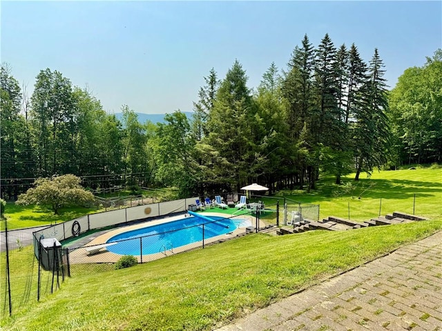 3 Suncrest Ter, Oneonta-City, NY 13820 - view of pool featuring a diving board