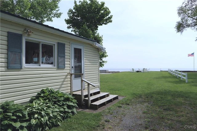 11713 Rays Bay Rd, Henderson, NY 13650 - view of green lawn featuring entry steps