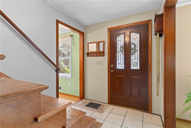 133 Parklands Dr, Greece, NY 14616 - entryway with light tile patterned floors
