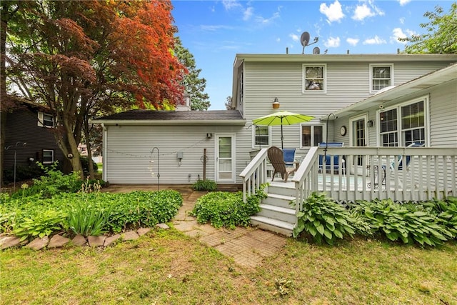 133 Parklands Dr, Greece, NY 14616 - back of house with a wooden deck
