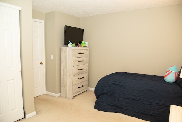 47 Flower Dale Cir, Greece, NY 14626 - bedroom featuring light carpet and a textured ceiling