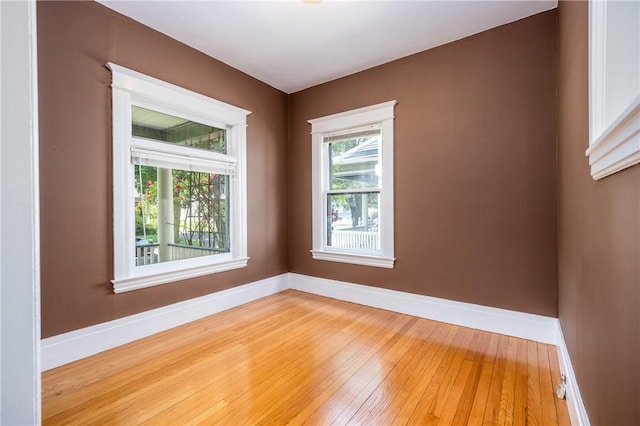34 Shepard St, Rochester, NY 14620 - empty room with baseboards and light wood finished floors