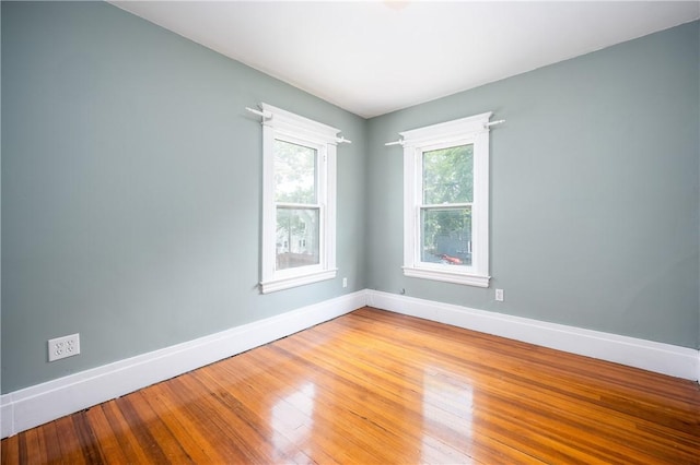 34 Shepard St, Rochester, NY 14620 - spare room with baseboards and light wood finished floors
