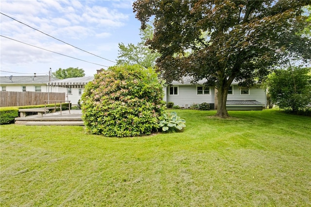 38 Moroa Dr, Irondequoit, NY 14622 - view of yard with a deck