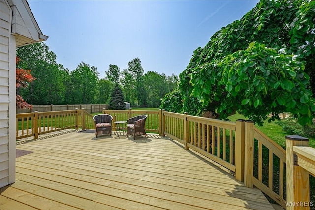 1558 Youngstown Wilson Rd, Porter, NY 14174 - view of wooden deck
