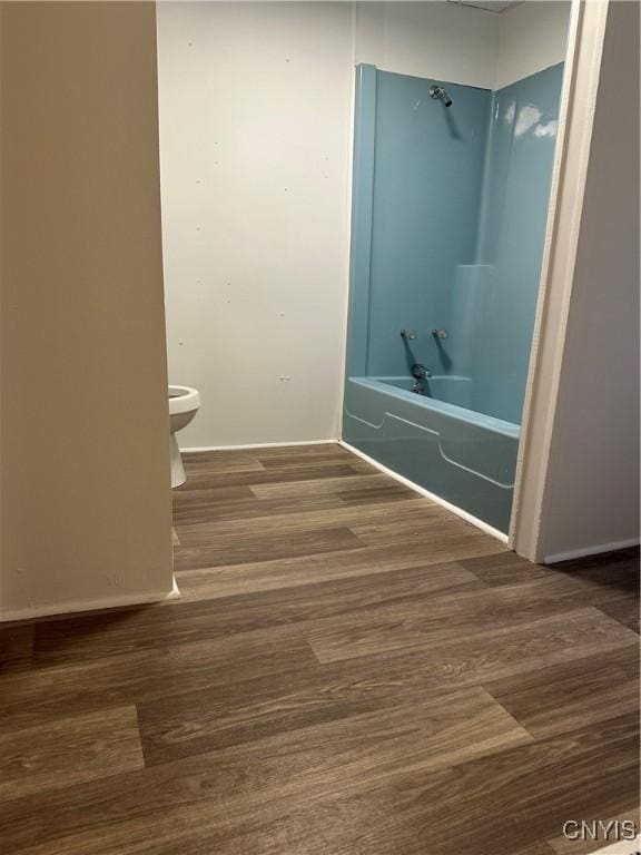 7 Rand St, German Flatts, NY 13357 - full bath with wood finished floors and bathing tub / shower combination