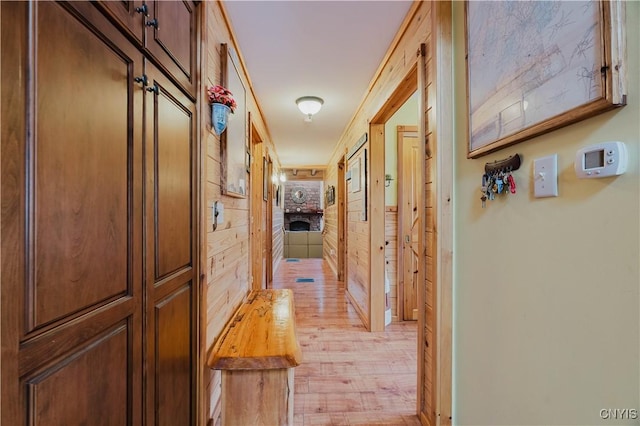 6938 Klock Rd, Lyme, NY 13693 - hallway featuring light wood-type flooring