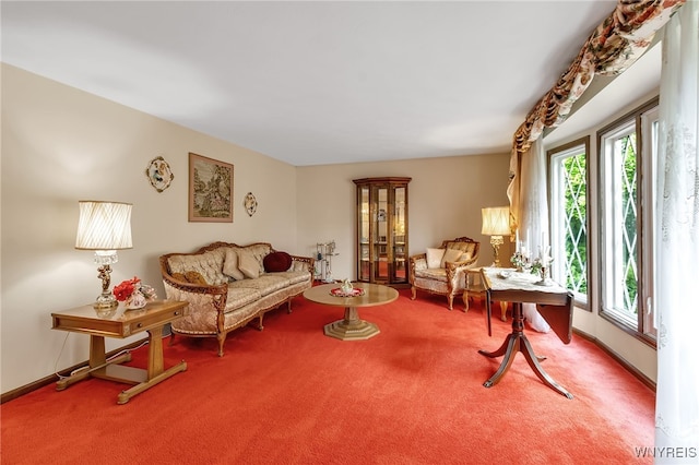 6182 Townline Rd, Wheatfield, NY 14094 - living room featuring carpet and plenty of natural light