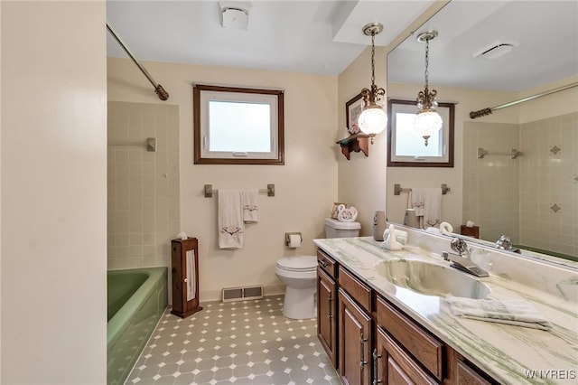 6182 Townline Rd, Wheatfield, NY 14094 - bathroom featuring vanity and shower / bathtub combination