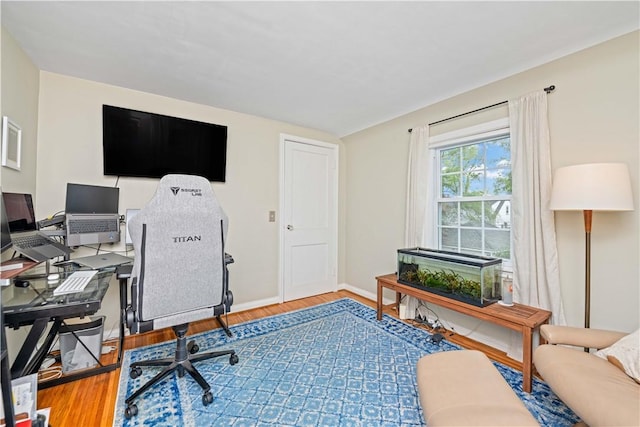 30 Northfield Rd, Irondequoit, NY 14617 - home office featuring wood finished floors and baseboards